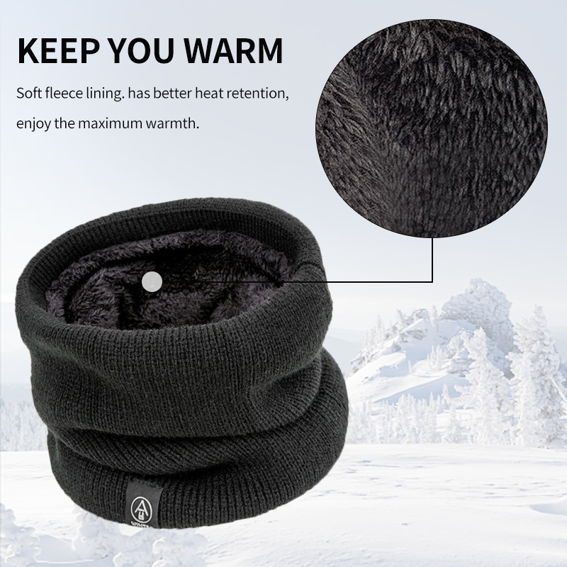 Winter Neck Warmer Double Laye - огляд і ціна Neck Gaiter Fleece